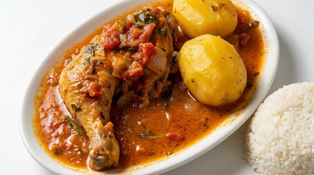 Fricasé de Pollo.